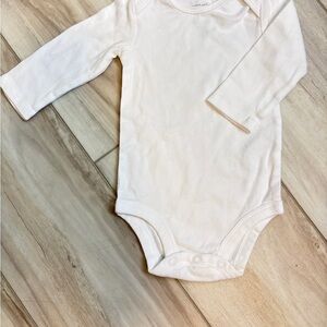 Carters 6 Pack Long-Sleeve Bodysuits - White ( 6 Months )
